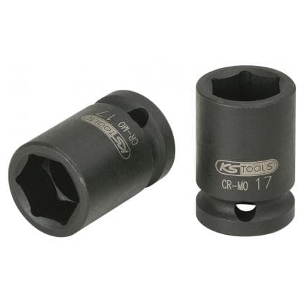 KS TOOLS 515.0040 - 1/2" Douilles à chocs 6 pans, courtes