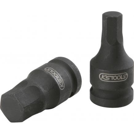 KS TOOLS 515.1588 - Embouts à chocs 3/8" pour vis à 6 pans creux, courts