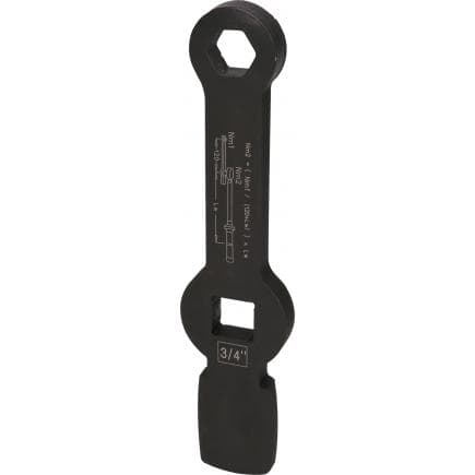 KS TOOLS 517.0926 - Clé à chocs 3/4" à six pans avec 2 surfaces d'impact