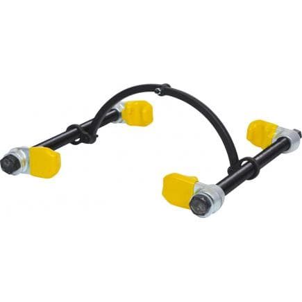 KS TOOLS 670.0031 - Compresseurs de ressorts avec barre de sécurité et crochets avec revêtement plastifié