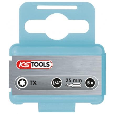 KS TOOLS 910.2328 - 1/4" Embouts EDELSTAHL (5 pcs), TORX