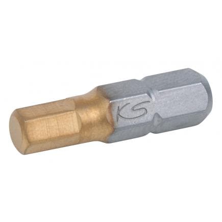 KS TOOLS 911.3674 - 1/4" Embouts de vissage 6 pans TIN, 25 mm