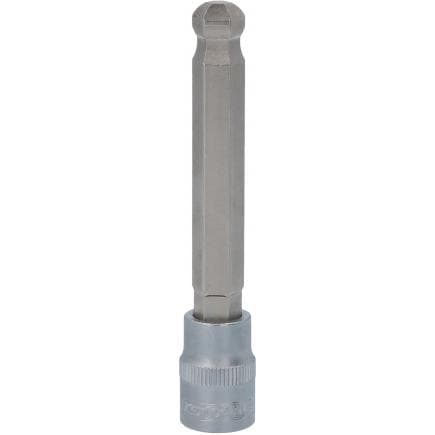KS TOOLS 911.5395 - 3/8" Douilles tournevis 6 pans intérieur à tête sphérique, longues