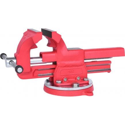 KS TOOLS 914.0025 - Étau à mors parallèles avec plateau tournant