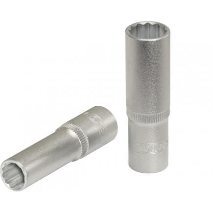 KS TOOLS 917.1566 - 1/4" Douilles 12 pans, longues (")