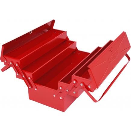 KS TOOLS 999.0120 - Caisse à outils en tôle d'acier, 5 compartiments