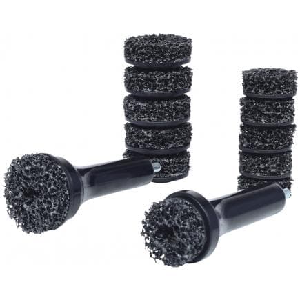 KS TOOLS 100.4080 - Jeu de disques à poncer les moyeux de roues, ø 40 / 50 mm (14 pcs)