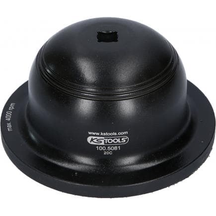 KS TOOLS 100.5081 - Ponceuse à moyeux en aluminium sans disque de nettoyage, 150 mm