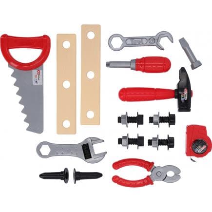 KS TOOLS 100203 - Jeu d’outils pour enfants avec boîte à outils (21 pcs)