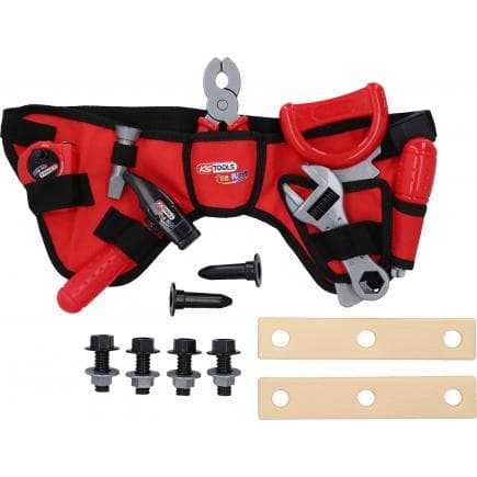 KS TOOLS 100206 - Jeu d’outils pour enfants avec ceinture porte-outils (20 pcs)