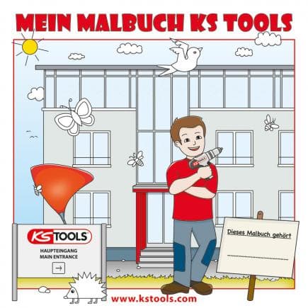 KS TOOLS 100211 - Livre de coloriage d’outils pour enfants