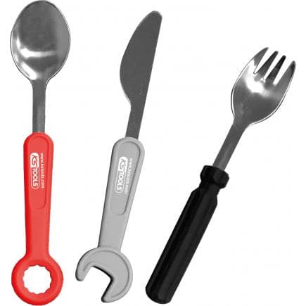 KS TOOLS 100212 - Kit de couverts pour enfants (3 pcs)