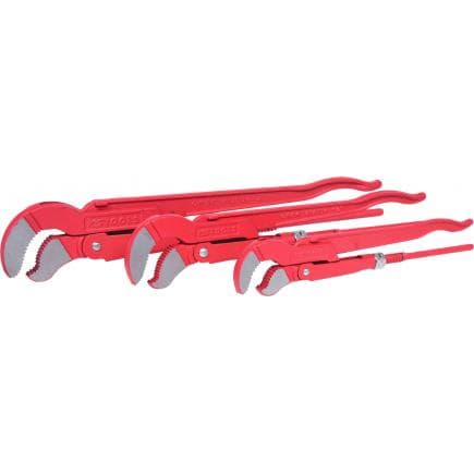 KS TOOLS 113.2100 - Jeu de clés serre-tubes suédoises, 3 pc