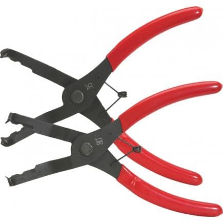 KS TOOLS 115.1086 - Jeu de pinces pour clips Trim (2 pcs)