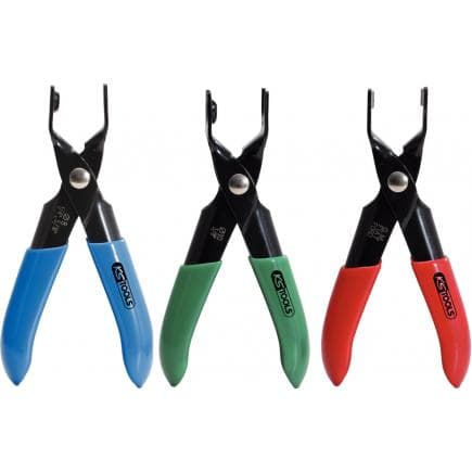 KS TOOLS 115.1090 - Jeu de pinces à durites de carburants (3 pcs)