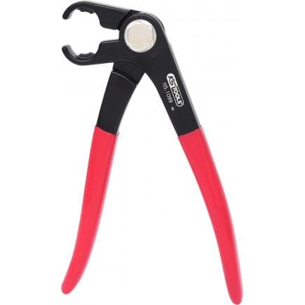 KS TOOLS 115.1099 - Pince pour conduites de carburant coudée, 220mm