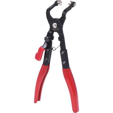 KS TOOLS 115.1173 - Pince pour colliers de serrage coudée