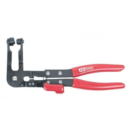 KS TOOLS 115.1198 - Pince pour colliers de serrage coudée