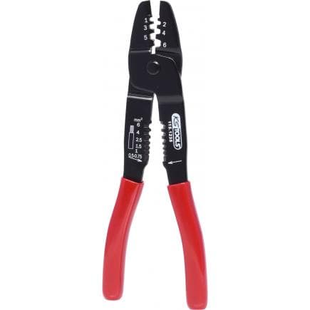KS TOOLS 115.1235 - Pince de sertissage pour connecteur ouverts non isolés