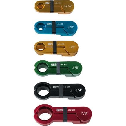 KS TOOLS 115.1285 - Jeu d'outils de démontage pour raccords de climatisation (7 pcs)