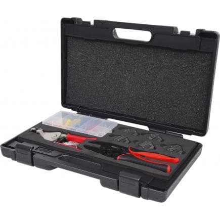 KS TOOLS 115.1400 - Jeu de 283 outils pour le sertissage et le dénudage + cosses (283 pcs)