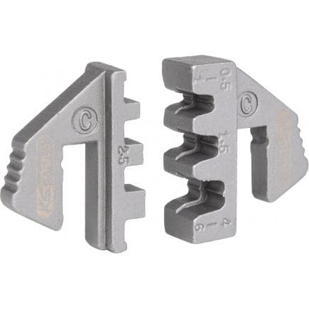 KS TOOLS 115.1417 - Connecteurs bout à bout pour fiches plates 4,8 et 6,3 mm, ø 0,5 - 6,0 mm
