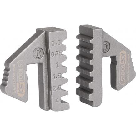 KS TOOLS 115.1418 - Jeu de connecteurs bout à bout pour cosses à manchon, ø 0,5 - 4 mm