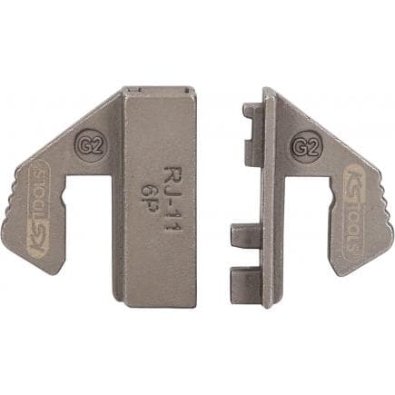 KS TOOLS 115.1423 - Mâchoires pour connecteurs Western 6P2K, 6P4K / RJ11, 6P6K / RJ12