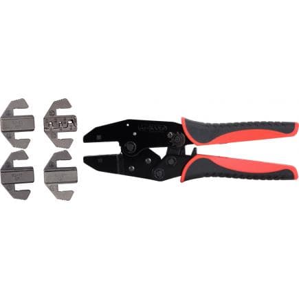 KS TOOLS 115.1490 - Coffret de pinces à sertir les câbles réseaux (5 pcs)
