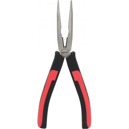 KS TOOLS 115.2113 - Pince à bec demi-rond coudée SlimPOWER, 210mm