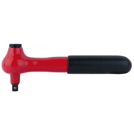 KS TOOLS 117.1001 - Clé dynamométrique pré-réglée 1/2" avec revêtement isolant, 5 - 35 Nm