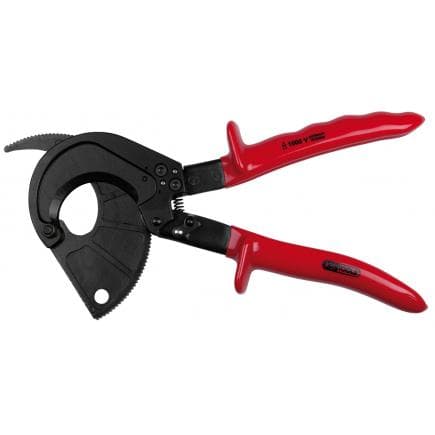 KS TOOLS 117.1102 - Cisailles à cliquets avec revêtement isolant, 310 mm
