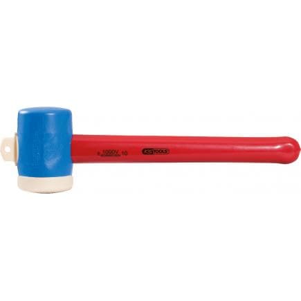 KS TOOLS 117.1131 - Maillet en plastique avec revêtement isolant, tête ø 55 mm