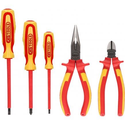 KS TOOLS 117.1170 - Jeu de pinces et tournevis isolés ERGOTORQUE - (5 pcs), variante 1
