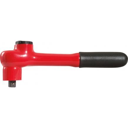 KS TOOLS 117.1201 - Cliquet réversible 1/2'' avec revêtement isolant, 32 dents