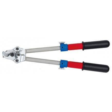 KS TOOLS 117.1233 - Cisaille avec revêtement isolant, manche télescopique, 360-520 mm