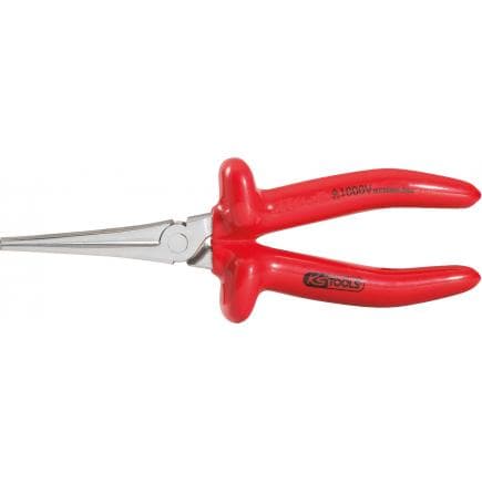 KS TOOLS 117.1280 - Pince à bec rond 1000V, 200 mm