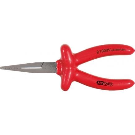 KS TOOLS 117.1289 - Pince plate à bec long 1000V, 160mm