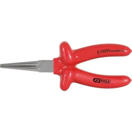 KS TOOLS 117.1290 - Pince à bec long rond 1000V, 160mm