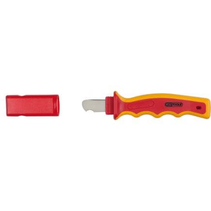 KS TOOLS 117.1305 - Couteau à dégainer avec revêtement isolant, 185 mm