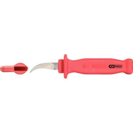 KS TOOLS 117.1392 - Couteau coupe-papier avec revêtement isolant, 205 mm