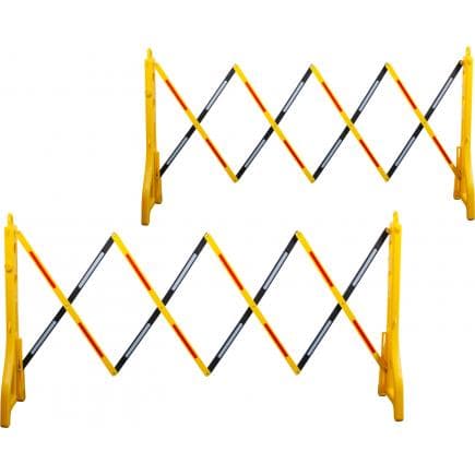 KS TOOLS 117.1545 - Barrière extensible plastique, 240 - 2500 mm (2 pcs)
