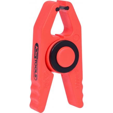KS TOOLS 117.1643 - Serre-joints en plastique avec revêtement isolant, petit, 80 mm