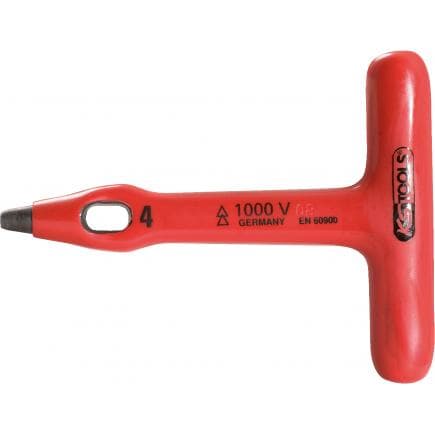 KS TOOLS 117.1649 - Troueuse avec revêtement isolant, 100 mm
