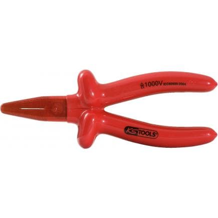 KS TOOLS 117.1715 - Pince plate 1000V, 160mm, tête isolée