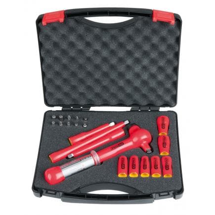 KS TOOLS 117.1876 - 1/4" Coffret de douilles isolées (21 pcs)