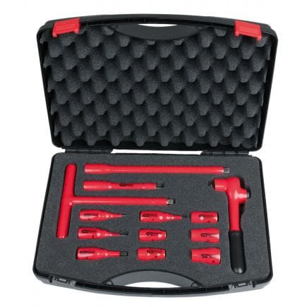 KS TOOLS 117.1888 - 3/8" Coffret de douilles isolées (13 pcs)