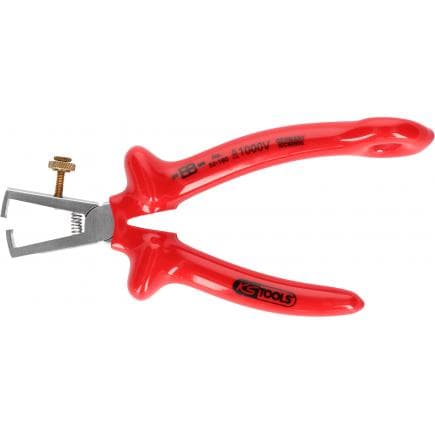 KS TOOLS 117.2202 - Pince à dénuder 1000 V avec œillets pour sangle de sécurité
