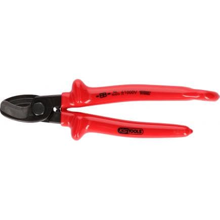 KS TOOLS 117.2206 - Coupe-câbles à une main 1000 V avec œillets pour sangle de sécurité