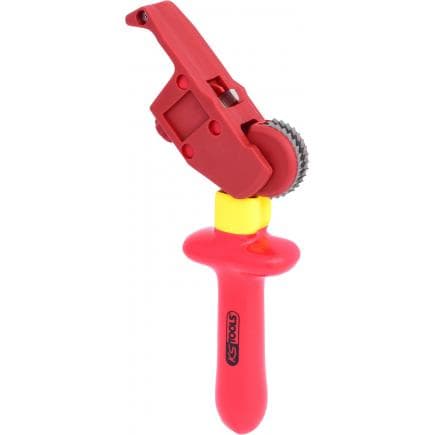KS TOOLS 117.3901 - Découpeur de gaines de câbles avec revêtement isolant, 240 mm